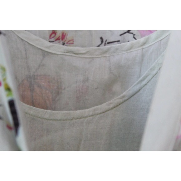 LA CERA Hummingbird Butterfly Print Dress Green Sundress Plus Size 1X H14855 - Picture 5 of 8